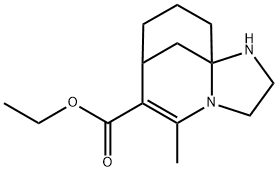 1H-7,10a-Methanoimidazo[1,2-a]azocine-6-carboxylic acid, 2,3,7,8,9,10-hexahydro-5-methyl-, ethyl ester Structure