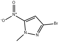 3-bromo-1-methyl-5-nitro-1H-pyrazole Structure