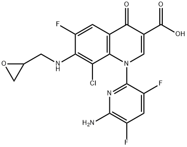 Delafloxacin Impurity 6 구조식 이미지