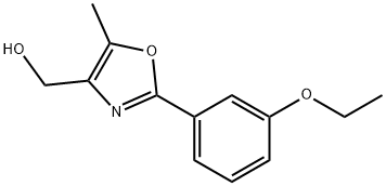 4-Oxazolemethanol, 2-(3-ethoxyphenyl)-5-methyl- Structure