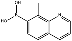 Boronic acid, B-(8-methyl-7-quinolinyl)- Structure