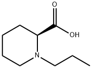 2-Piperidinecarboxylic acid, 1-propyl-, (2S)- Structure