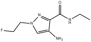 4-amino-N-ethyl-1-(2-fluoroethyl)-1H-pyrazole-3-carboxamide Structure