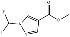 methyl 1-(difluoromethyl)-1H-pyrazole-4-carboxylate Structure