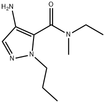 4-amino-N-ethyl-N-methyl-1-propyl-1H-pyrazole-5-carboxamide Structure