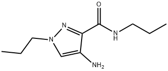 4-amino-N,1-dipropyl-1H-pyrazole-3-carboxamide 구조식 이미지