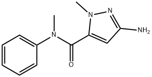 3-amino-N,1-dimethyl-N-phenyl-1H-pyrazole-5-carboxamide Structure