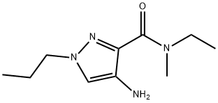 4-amino-N-ethyl-N-methyl-1-propyl-1H-pyrazole-3-carboxamide Structure