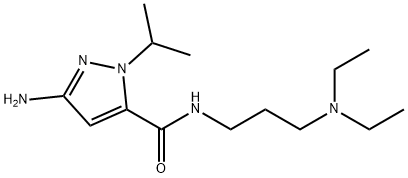 3-amino-N-[3-(diethylamino)propyl]-1-isopropyl-1H-pyrazole-5-carboxamide Structure