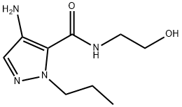 4-amino-N-(2-hydroxyethyl)-1-propyl-1H-pyrazole-5-carboxamide Structure