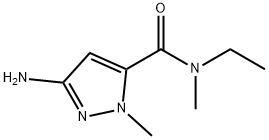 3-amino-N-ethyl-N,1-dimethyl-1H-pyrazole-5-carboxamide Structure