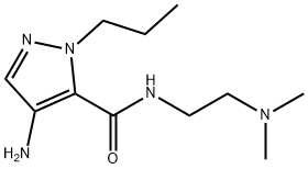 4-amino-N-[2-(dimethylamino)ethyl]-1-propyl-1H-pyrazole-5-carboxamide Structure