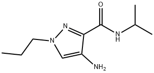 4-amino-N-isopropyl-1-propyl-1H-pyrazole-3-carboxamide Structure