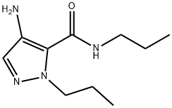 4-amino-N,1-dipropyl-1H-pyrazole-5-carboxamide Structure