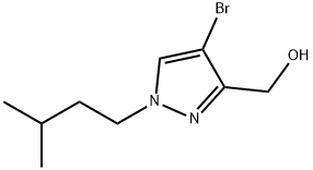 4-bromo-1-(3-methylbutyl)-1H-pyrazol-3-yl]methanol Structure