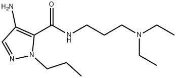 4-amino-N-[3-(diethylamino)propyl]-1-propyl-1H-pyrazole-5-carboxamide Structure