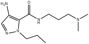 4-amino-N-[3-(dimethylamino)propyl]-1-propyl-1H-pyrazole-5-carboxamide Structure