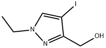 (1-ethyl-4-iodo-1H-pyrazol-3-yl)methanol Structure