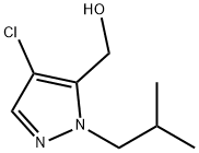 (4-chloro-1-isobutyl-1H-pyrazol-5-yl)methanol Structure