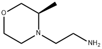 4-Morpholineethanamine, 3-methyl-, (3R)- 구조식 이미지