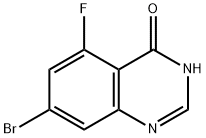 4(3H)-Quinazolinone, 7-bromo-5-fluoro- Structure