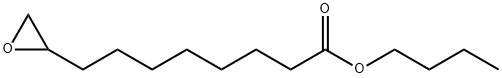 2-Oxiraneoctanoic acid, butyl ester Structure