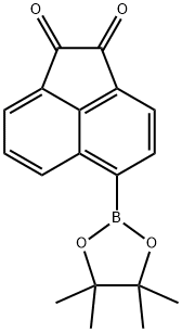 1,2-Acenaphthylenedione, 5-(4,4,5,5-tetramethyl-1,3,2-dioxaborolan-2-yl)- Structure