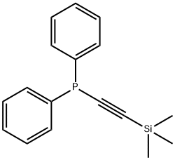 (trimethylsilyl)(diphenylphosphino)acetylene Structure