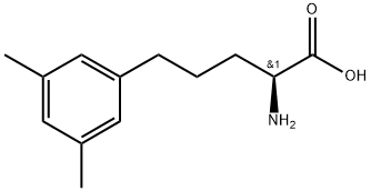 (S)-2-Amino-5-(3,5-dimethylphenyl)pentanoic acid 구조식 이미지