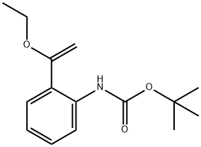 tert-butyl (2-(1-ethoxyvinyl)phenyl)carbamate Structure