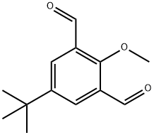 2-methoxy-5-tert-butyl-1,3-benzenedicarboxaldehyde Structure