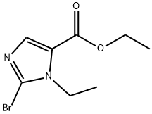 1H-Imidazole-5-carboxylic acid, 2-bromo-1-ethyl-, ethyl ester Structure