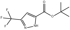 tert-butyl 3-(trifluoromethyl)-1H-pyrazole-5-carboxylate Structure