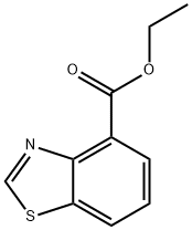 4-Benzothiazolecarboxylic acid, ethyl ester Structure