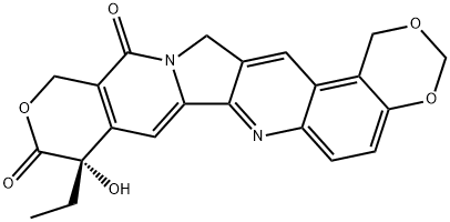 9,10-[1,3]-Dioxinocamptothecin Structure