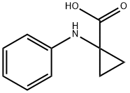 Cyclopropanecarboxylic acid, 1-(phenylamino)- Structure