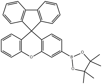 Spiro[9H-fluorene-9,9'-[9H]xanthene], 3'-(4,4,5,5-tetramethyl-1,3,2-dioxaborolan-2-yl)- Structure