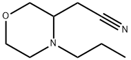 3-Morpholineacetonitrile, 4-propyl- 구조식 이미지