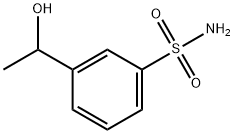 3-(1-hydroxyethyl)benzene-1-sulfonamide Structure