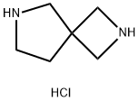 2,6-Diazaspiro[3.4]octane, hydrochloride (1:1) 구조식 이미지