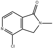 4-Chloro-2-methyl-2,3-dihydro-1H-pyrrolo[3,4-c]pyridin-1-one Structure