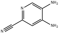 2-Pyridinecarbonitrile, 4,5-diamino- 구조식 이미지