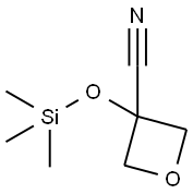 3-Oxetanecarbonitrile, 3-[(trimethylsilyl)oxy]- 구조식 이미지