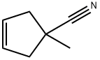 3-Cyclopentene-1-carbonitrile, 1-methyl- 구조식 이미지