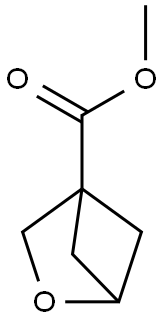 2-Oxabicyclo[2.1.1]hexane-4-carboxylic acid, methyl ester 구조식 이미지