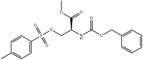 methyl 2-{[(benzyloxy)carbonyl]amino}-3-[(4-methylbenzenesulfonyl)oxy]propanoate 구조식 이미지