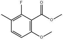 Methyl 2-fluoro-6-methoxy-3-methylbenzoate Structure