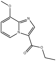 Imidazo[1,2-a]pyridine-3-carboxylic acid, 8-methoxy-, ethyl ester Structure