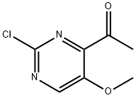 Ethanone, 1-(2-chloro-5-methoxy-4-pyrimidinyl)- 구조식 이미지