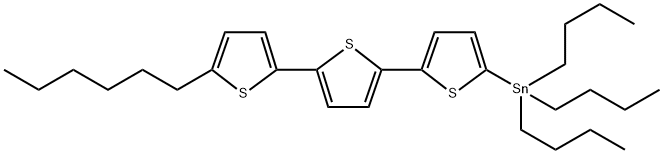 IN1501, Tributyl(5''-hexyl-[2,2':5',2''-terthiophen]-5-yl)stannane Structure